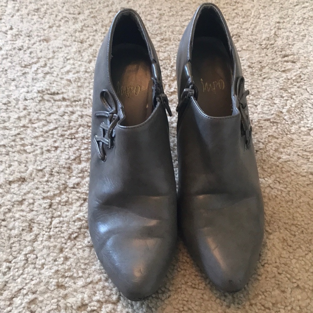 High heeled booties